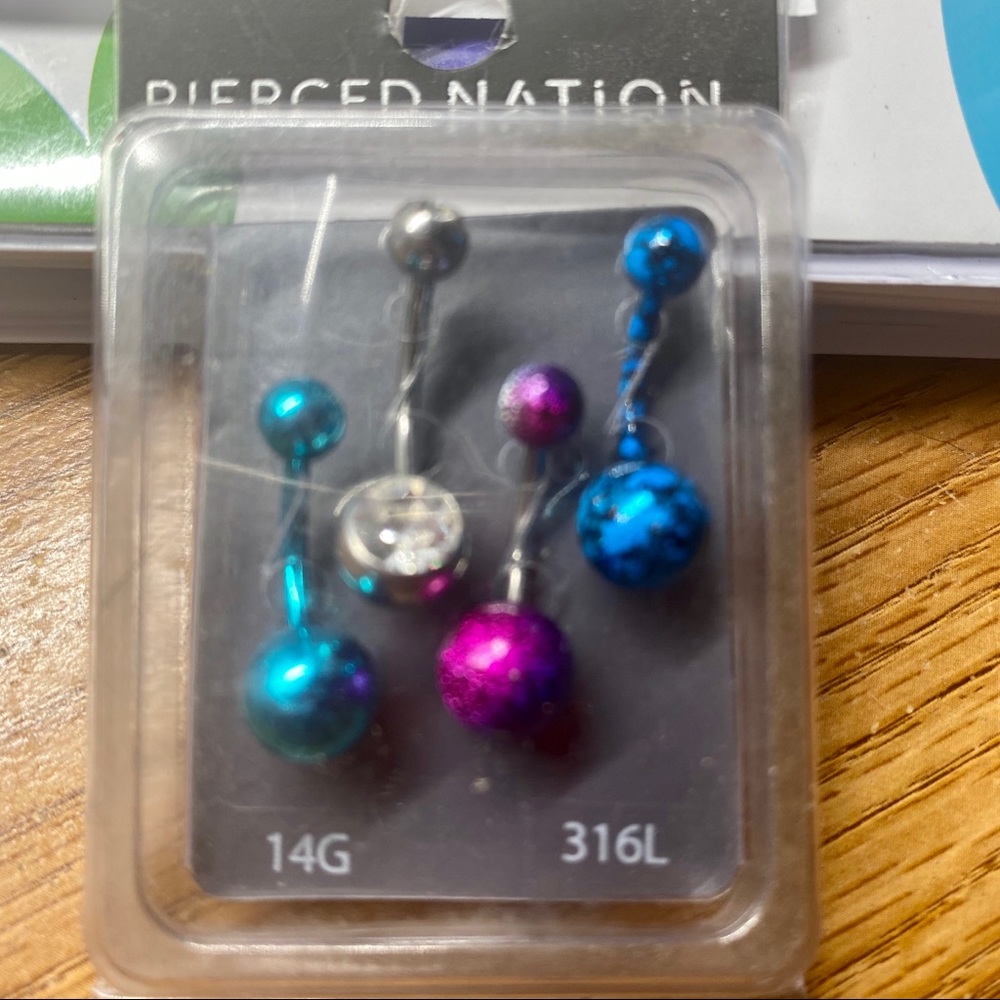 Body piercing jewelry